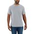 Carhartt Men's Force Relaxed Fit Midweight Short-Sleeve Pocket T-Shirt in Heather Grey