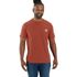 Carhartt Men's Carhartt Force Relaxed Fit Short Sleeve Pocket T-Shirt in Saddle Red Heather