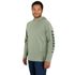 Carhartt Men's Carhartt Force Relaxed Fit Long Sleeve Logo Graphic Hooded T-Shirt in Sage