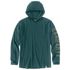 Carhartt Men's Force Relaxed Fit Midweight Long-Sleeve Logo Graphic Hooded T-Shirt