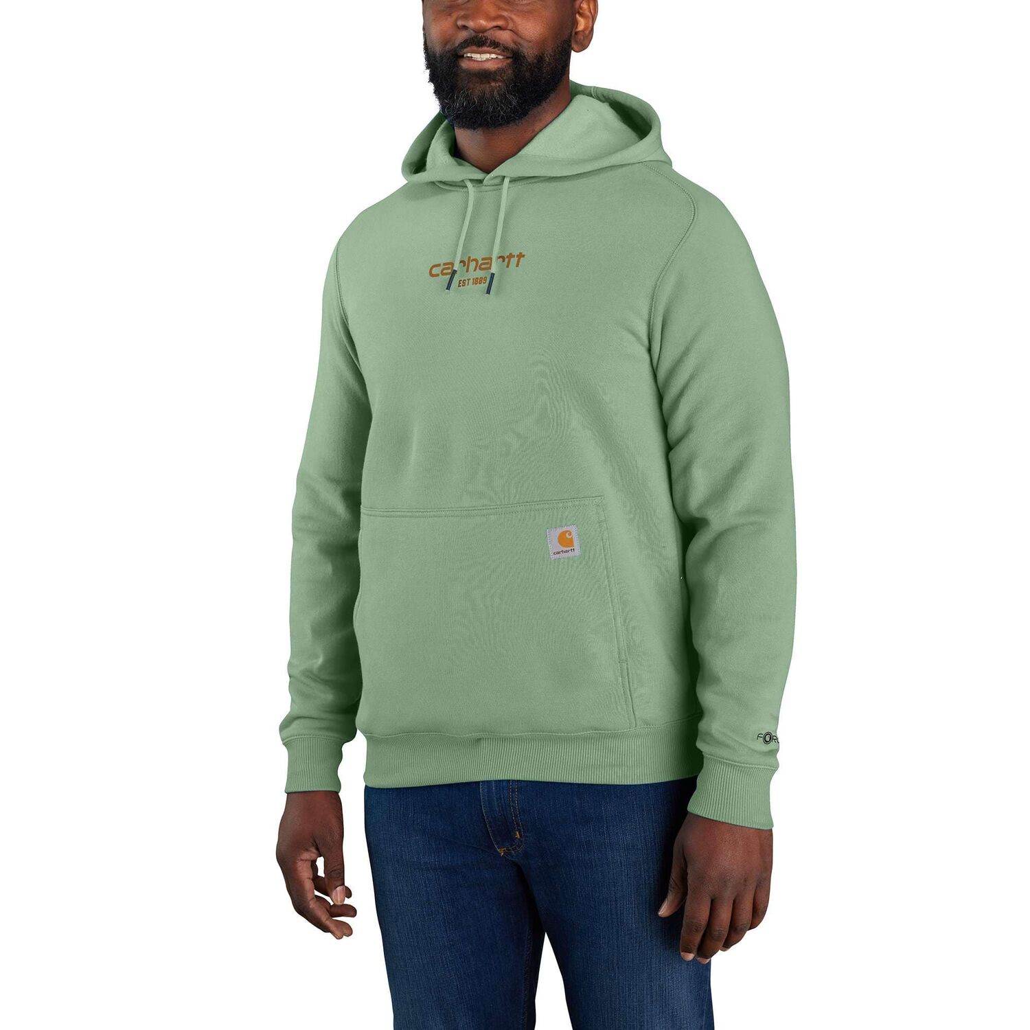 Carhartt Men's Force Relaxed Fit Lightweight Logo Graphic Sweatshirt