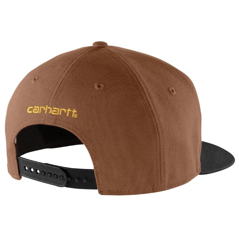 Carhartt Men's Firm Duck Flat Brim Cap