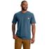Carhartt Men's Relaxed Fit Lightweight Short Sleeve Pocket C Graphic T-Shirt in Storm Blue