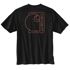 Carhartt Men's Relaxed Fit Lightweight Short Sleeve Pocket C Graphic T-Shirt in Black