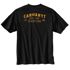 Carhartt Men's Relaxed Fit Lightweight Short Sleeve Pocket Built Graphic T-Shirt in Black