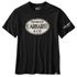 Carhartt Men's Relaxed Fit Lightweight Short Sleeve Hamilton Graphic T-Shirt in Black