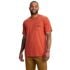 Carhartt Men's Relaxed Fit Lightweight Short Sleeve Pocket Camp Graphic T-Shirt in Saddle Red