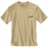Carhartt Men's Relaxed Fit Lightweight Short Sleeve Pocket Dog Graphic T-Shirt in Beach