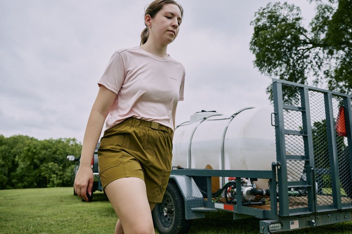 Carhartt Women's Force Sun Defender Relaxed Fit Short Sleeve Shirt