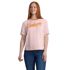 Carhartt Women's TENCEL Fiber Series Loose Fit Short Sleeve Ringer Graphic T-Shirt in Soft Rose