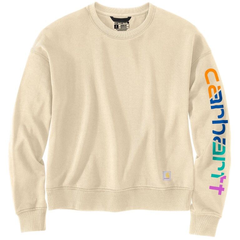 Carhartt Women's TENCEL Fiber Series Loose Fit Sleeve Graphic Sweatshirt
