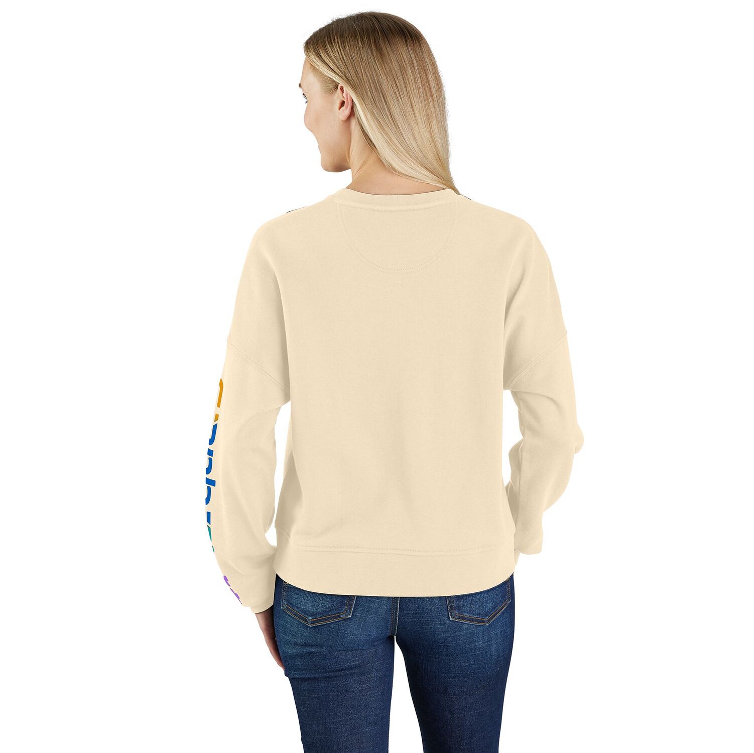 Carhartt Women's TENCEL Fiber Series Loose Fit Sleeve Graphic Sweatshirt