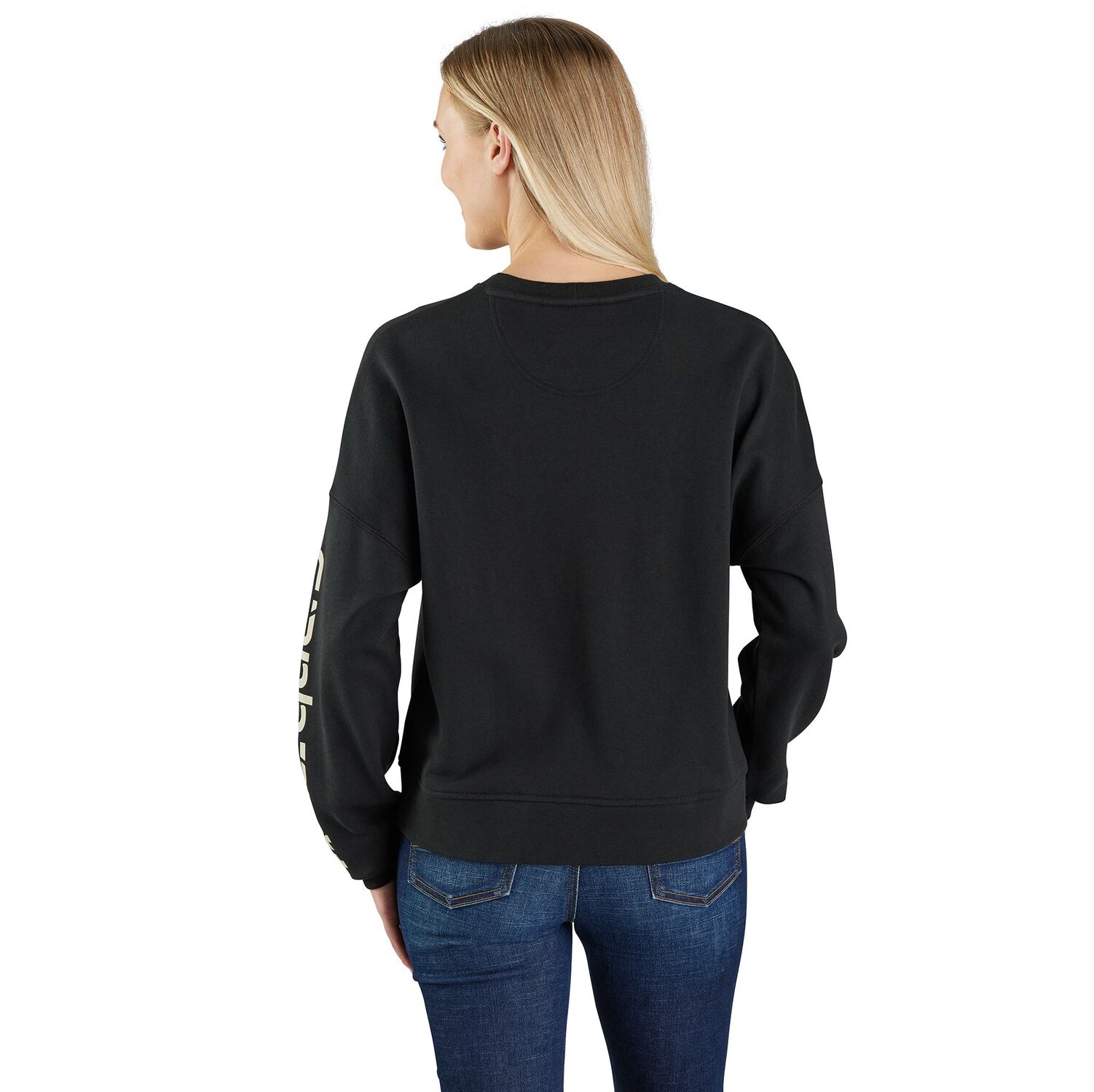 Carhartt Women's TENCEL Fiber Series Loose Fit Sleeve Graphic Sweatshirt