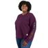Carhartt Women's TENCEL Fiber Series Loose Fit Sleeve Graphic Sweatshirt in Eggplant