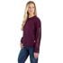 Carhartt Women's TENCEL Fiber Series Loose Fit Sleeve Graphic Sweatshirt in Eggplant