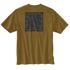 Carhartt Men's Relaxed Fit Lightweight Short Sleeve Camo Graphic T-Shirt in Golden Grass Heather