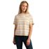 Carhartt Women's TENCEL Fiber Series Loose Fit Short Sleeve Striped T-Shirt in Fresh Lavender Stripe