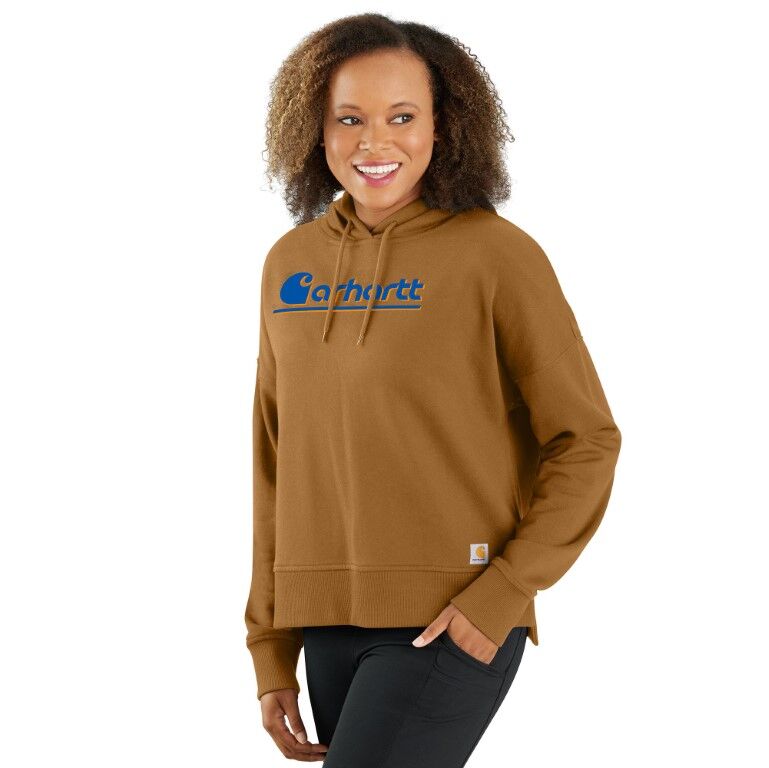 Carhartt Women's TENCEL Fiber Series Loose Fit Fall Graphic Hooded Sweatshirt