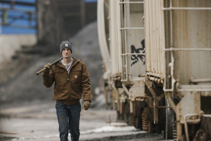 Carhartt Men's Full Swing Loose Fit Washed Duck Insulated Active Jac