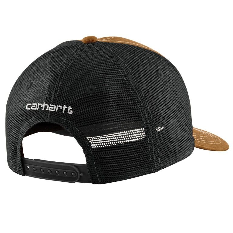 Carhartt Men's Canvas Mesh Back Workwear Patch Cap