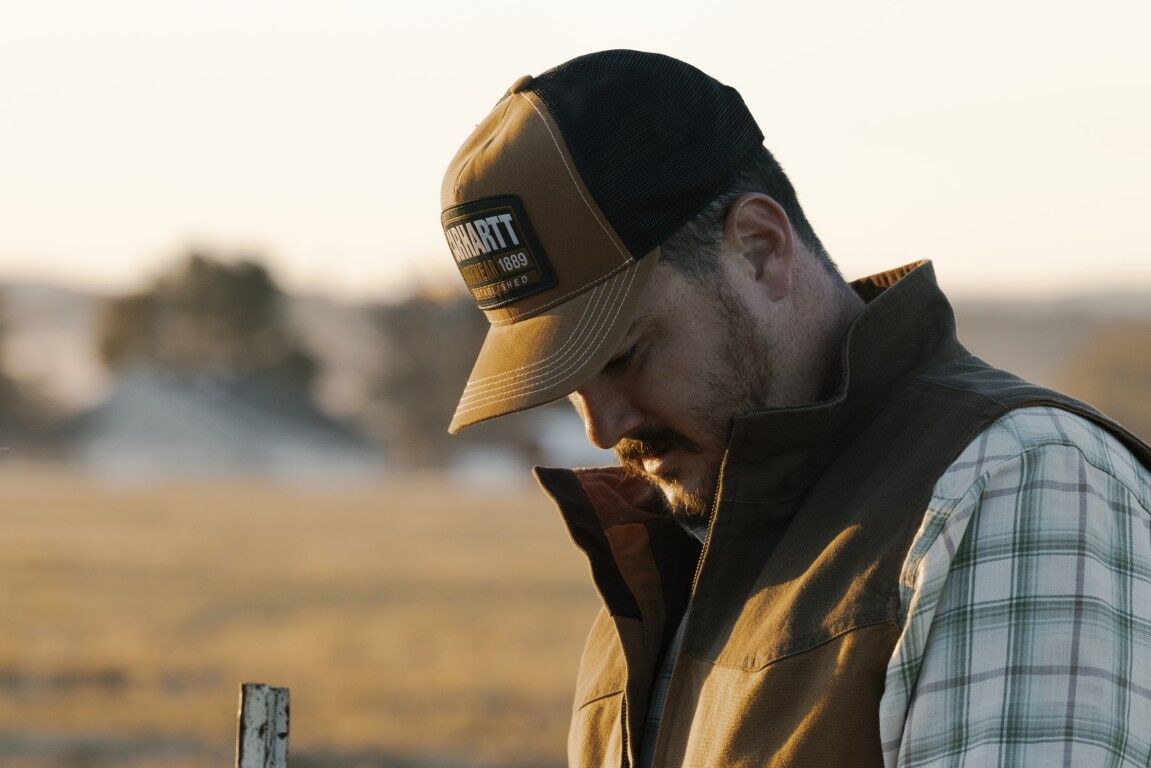 Carhartt Men's Canvas Mesh Back Workwear Patch Cap