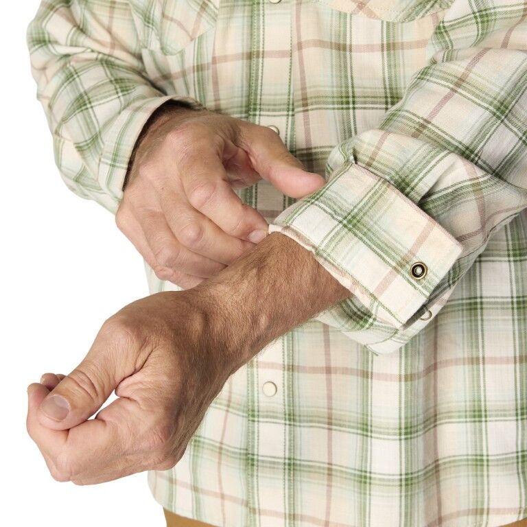 Carhartt Men's Montana Rugged Flex Relaxed Fit Lightweight Long Sleeve Snap Front Plaid Shirt