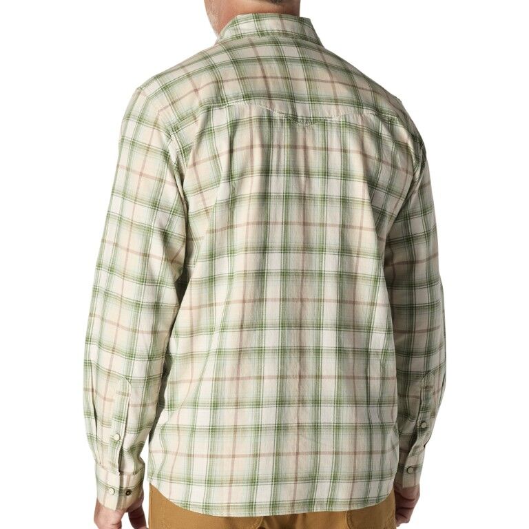 Carhartt Men's Montana Rugged Flex Relaxed Fit Lightweight Long Sleeve Snap Front Plaid Shirt