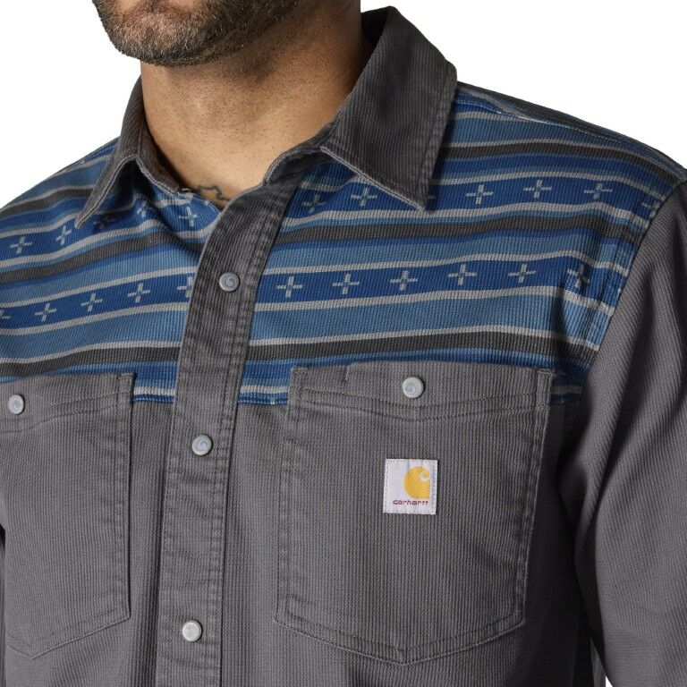 Carhartt Men's Montana Rugged Flex Relaxed Fit Corduroy Long Sleeve Shirt