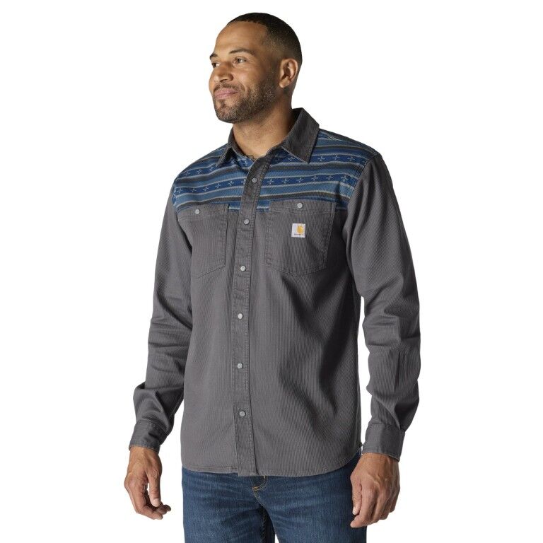 Carhartt Men's Montana Rugged Flex Relaxed Fit Corduroy Long Sleeve Shirt