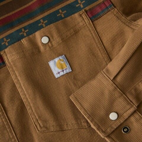 Carhartt Men's Montana Rugged Flex Relaxed Fit Corduroy Long Sleeve Shirt