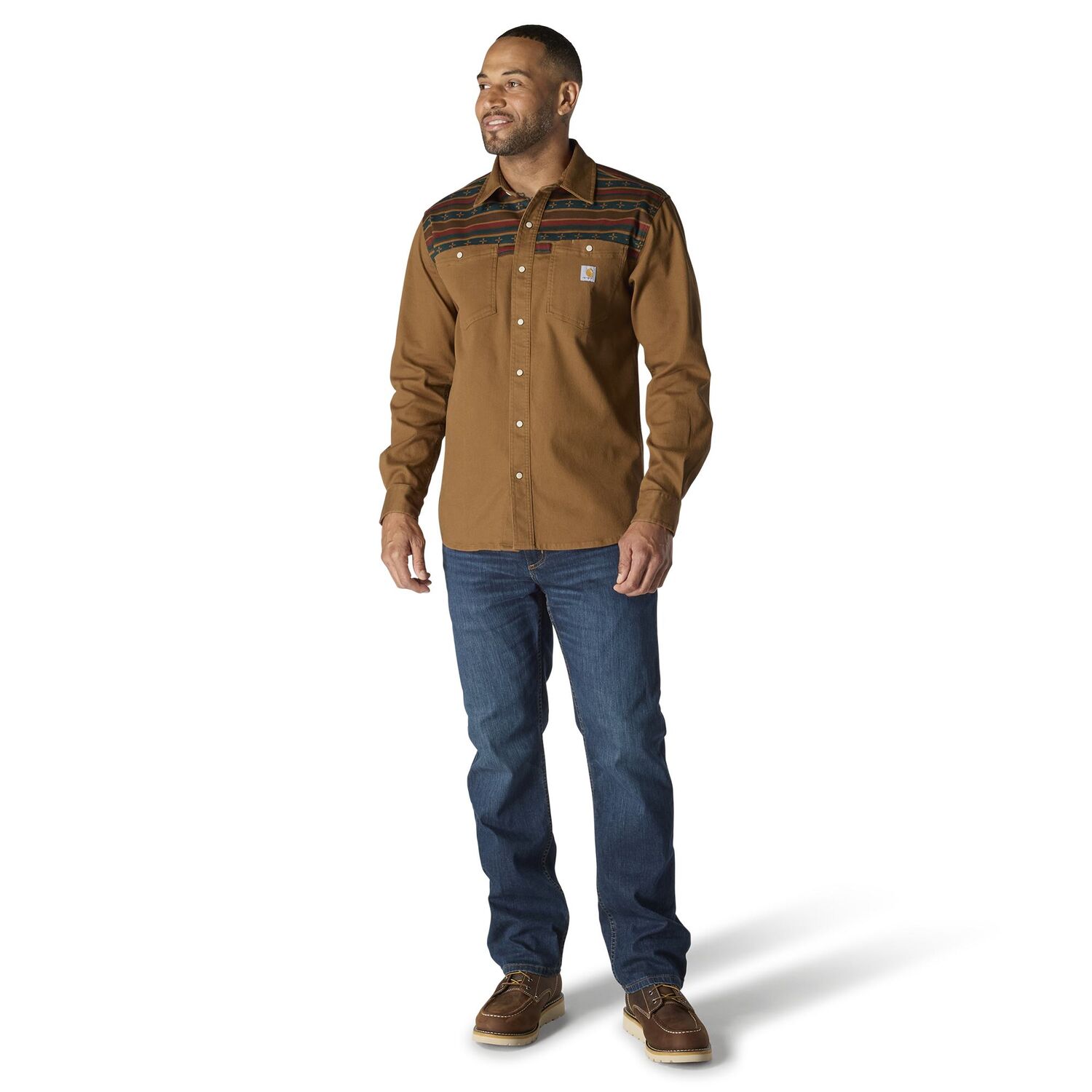 Carhartt Men's Montana Rugged Flex Relaxed Fit Corduroy Long Sleeve Shirt