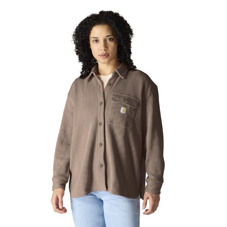 Carhartt Women's Oversized Fit Heavyweight Waffle Knit Shirt