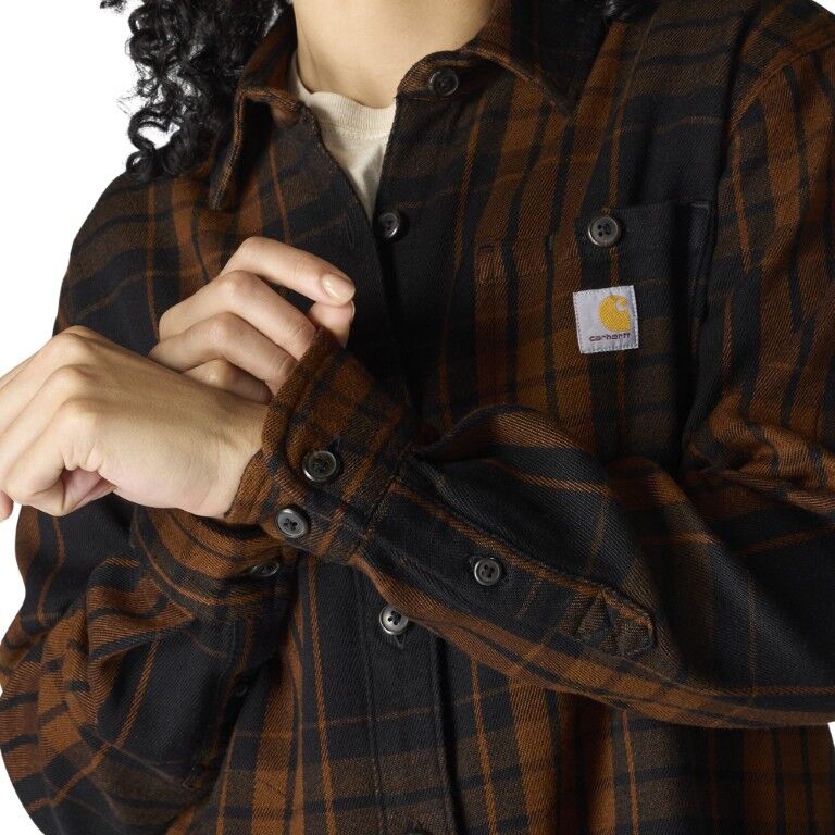 Carhartt Women's TENCEL Fiber Series Loose Fit Twill Plaid Shirt