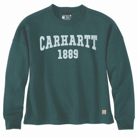 Carhartt Women's Loose Fit Midweight Carhartt Graphic Sweatshirt