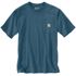 Carhartt Men's Relaxed Fit Lightweight Short Sleeve Eagle Graphic T-Shirt in Storm Blue