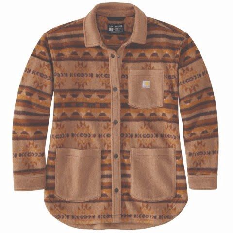 Carhartt Women's Loose Fit Bethany Yellowtail Fleece Shirt Jac