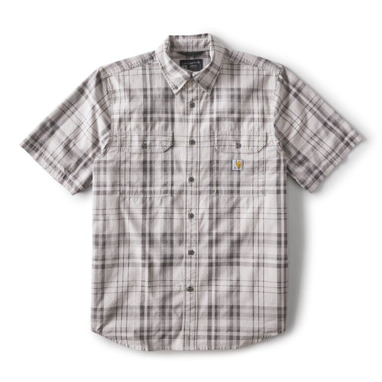 Carhartt Men's Fort Loose Short Sleeve Plaid Shirt