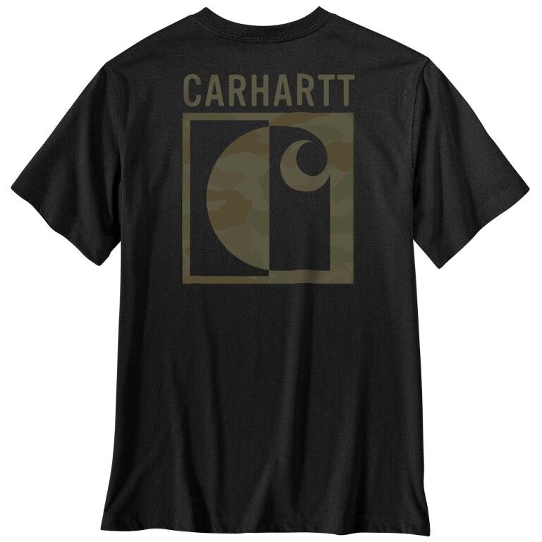 Carhartt Men's Irvine Relaxed Fit Block Camo T-Shirt