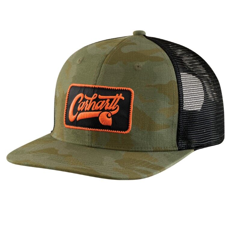 Carhartt Men's Ripstop Mesh Back Camo Cap