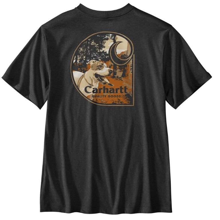 Carhartt Men's Relaxed Fit Lightweight Short-Sleeve Dog Graphic T-Shirt
