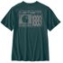 Carhartt Men's Relaxed Fit Lightweight Short-Sleeve Pocket Geo Badge Graphic T-Shirt