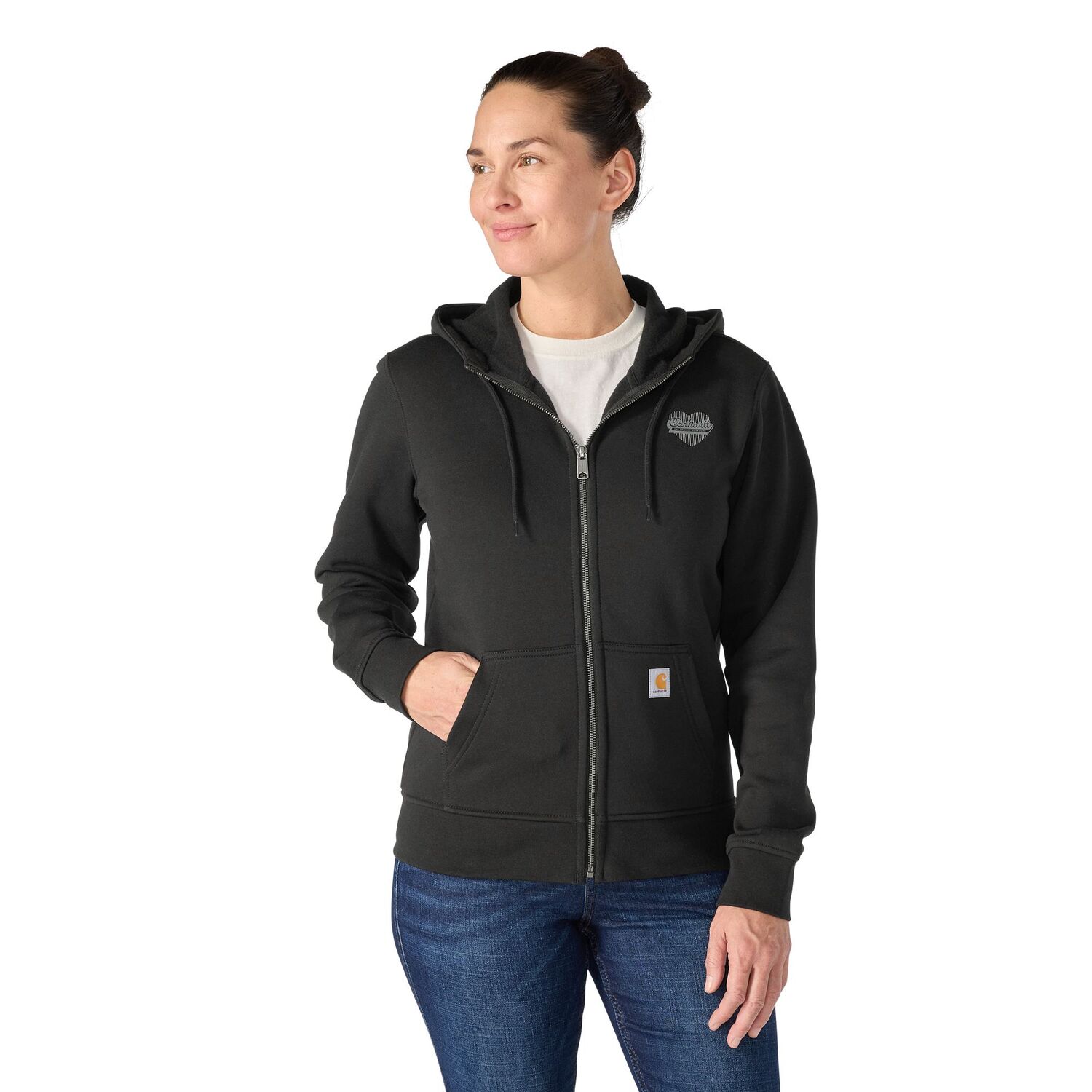 Carhartt Women's Marquette Heart Full-Zip Sweatshirt