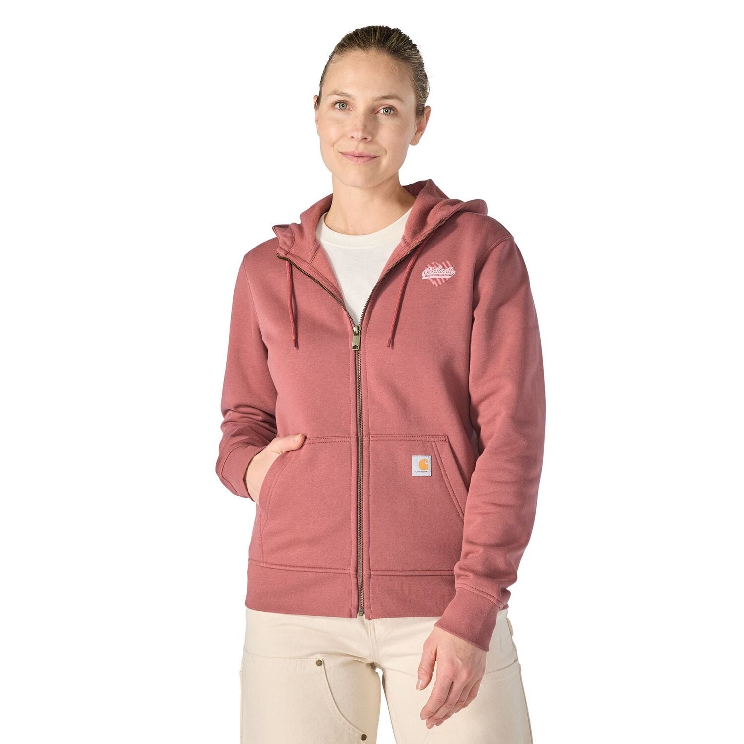 Carhartt Women's Marquette Heart Full-Zip Sweatshirt