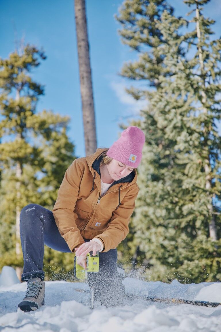 Carhartt Men's Knit Cuffed Beanie in Woodrose