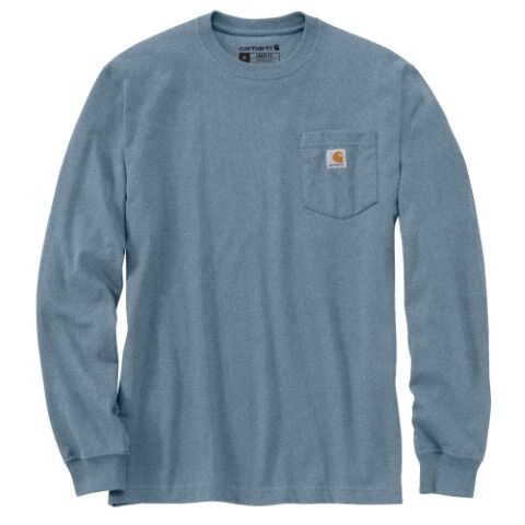 Carhartt Men's Loose Fit Heavyweight Long Sleeve Pocket T-Shirt