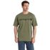 Carhartt Men's Loose Fit Heavyweight Short Sleeve Logo Graphic T-Shirt in Dusty Olive