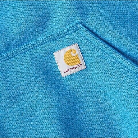 Carhartt Men's Loose Fit Midweight Logo Sleeve Graphic Hoodie