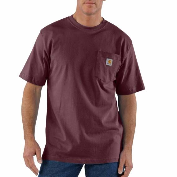 Carhartt Men's Loose Fit Heavyweight Short Sleeve Pocket T-Shirt
