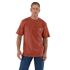 Carhartt Men's Loose Fit Heavyweight Short Sleeve Pocket T-Shirt in Saddle Red Heather
