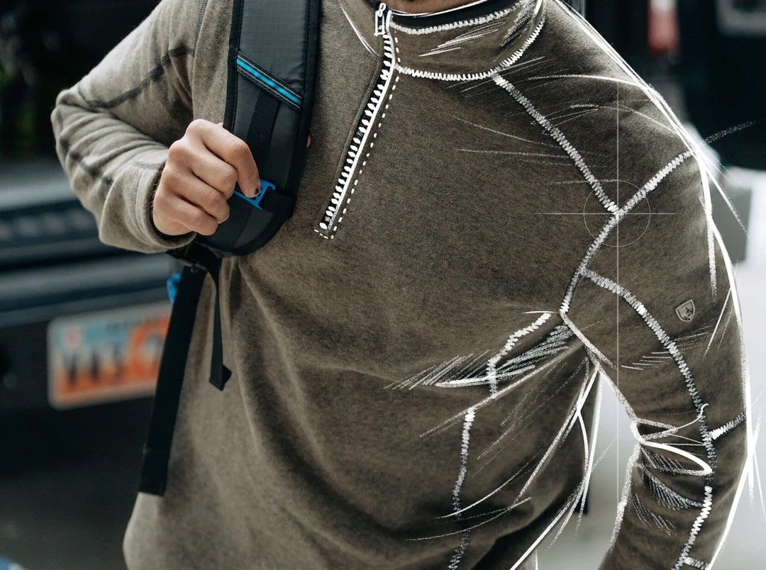 KUHL Men's Revel 1/4 Zip Pullover